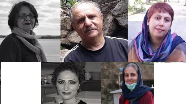 پنج مبارز سیاسی به ۳۸ سال حبس تعزیری محکوم شدند 