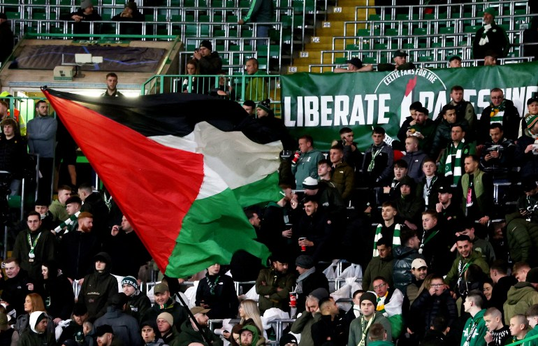 ترانه همبستگی تیم فوتبال Celtic با جنبش فلسطین